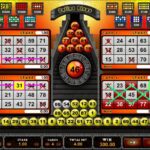 online bingo gameplay with bingo balls and bingo cards