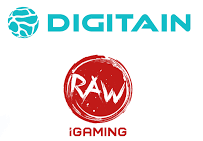 digitain raw gaming logos