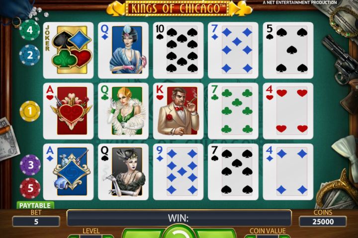 kings of chicago slot gameplay