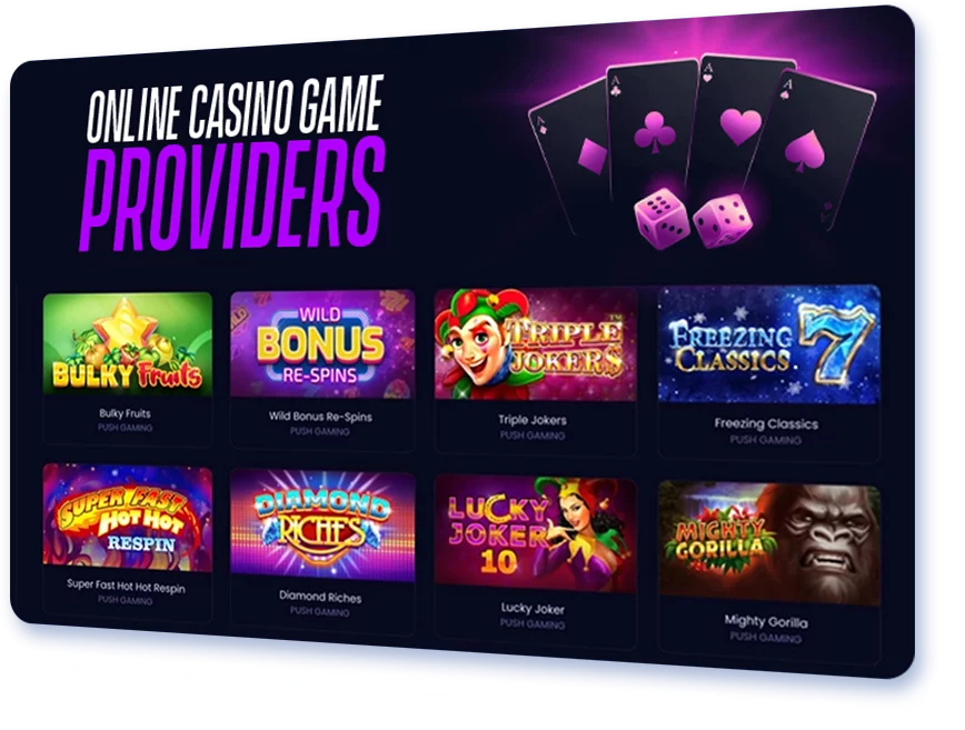 Best online casino games providers 