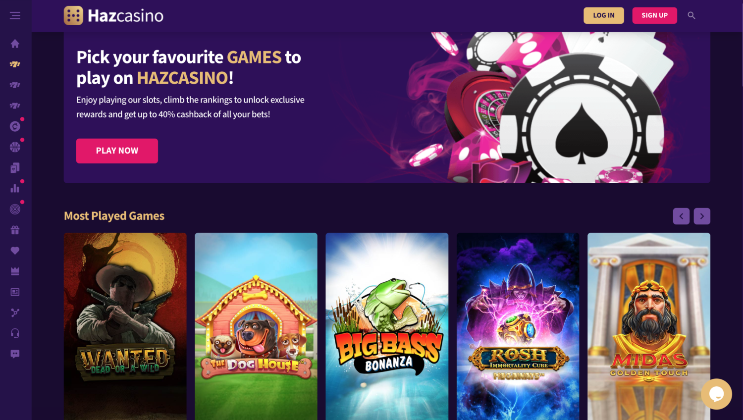 haz casino slots games screenshot