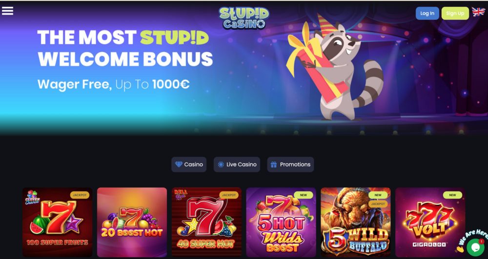 stupid casino australia online homepage