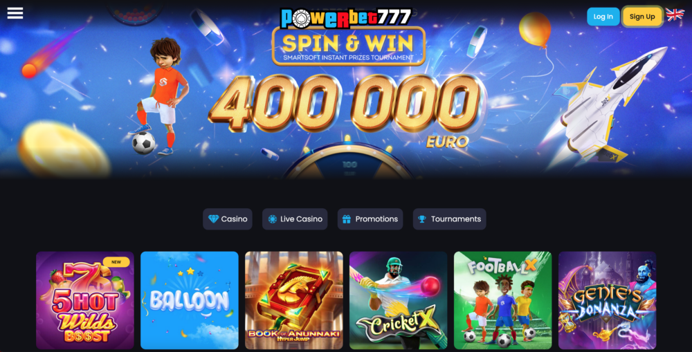 powerbet 777 casino home