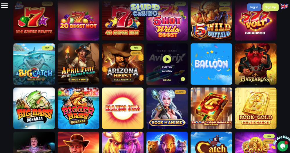 all casino games in stupid casino