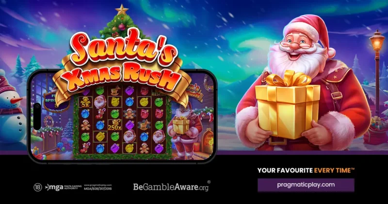 Pragmatic Play Rings in the Holidays with Santa’s Xmas Rush Slot