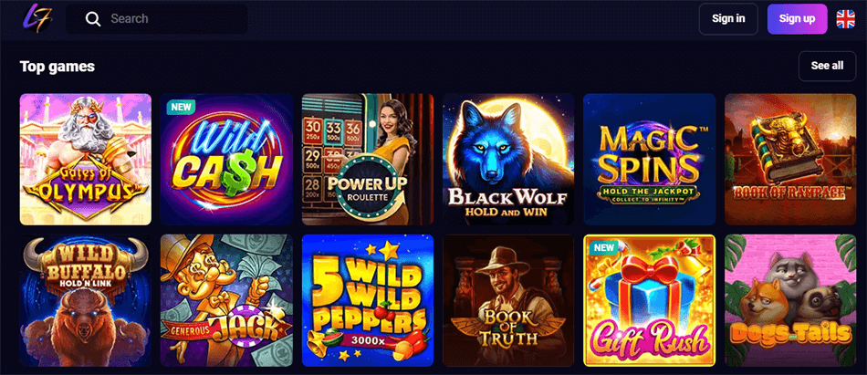 lucky7 slot casino games