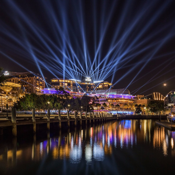 the star sydney casino night view